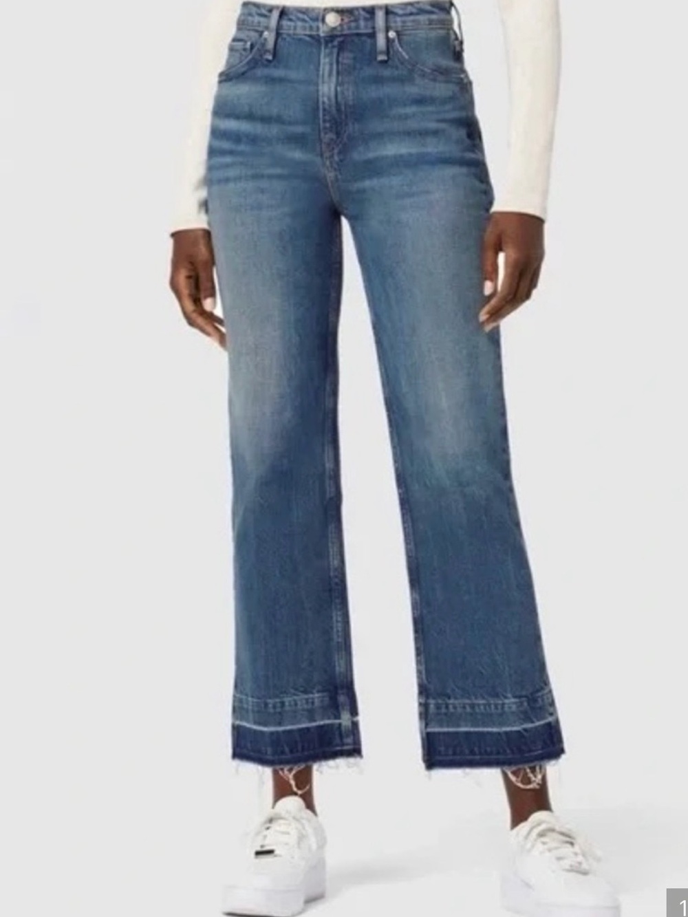 Hudson Jeans Remi Moo High-Rise Frayed Hem 25